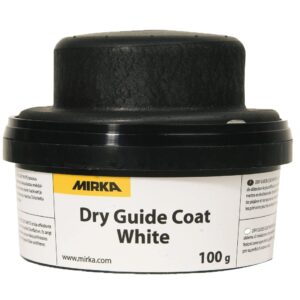 Mirka Dry Guide Coat White with Applicator 100g to use for dark colour surfaces
