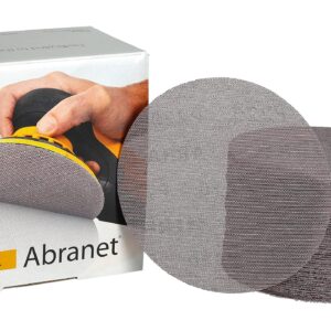 Mirka 9A-241-240 6-Inch 240 Grit Mesh Abrasive Dust Free Sanding Discs, Box of 50 Discs